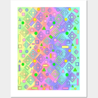 Free Spirit Geometric Posters and Art